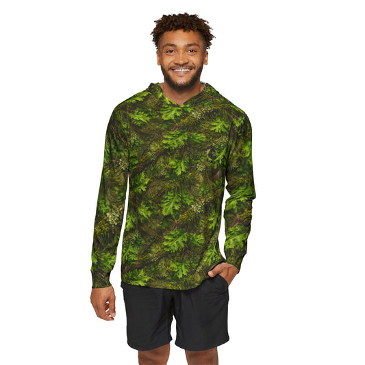 GREEN TREE - moisture wicking breathable hoodie.