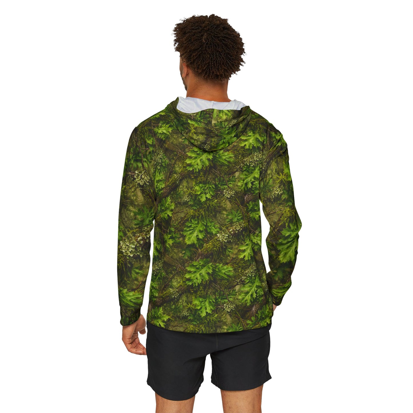 GREEN TREE - moisture wicking breathable hoodie.