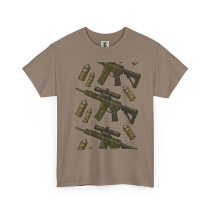 The Only Thing Shining Should Be The Sun Tee - Paint Your Gun Tee.