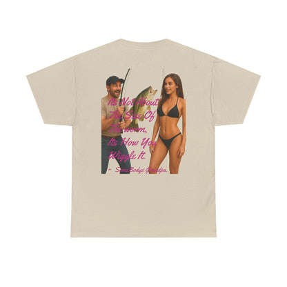 Wiggle that worm boy tee - Its not the size of the worm, its the way you wiggle it tee