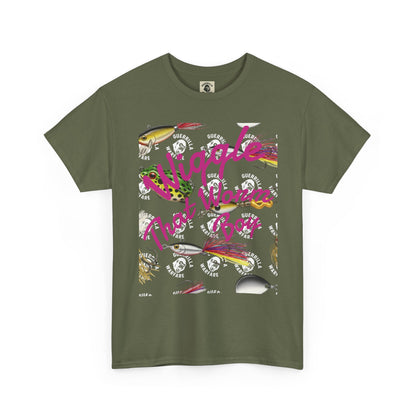 Wiggle that worm boy tee - Its not the size of the worm, its the way you wiggle it tee