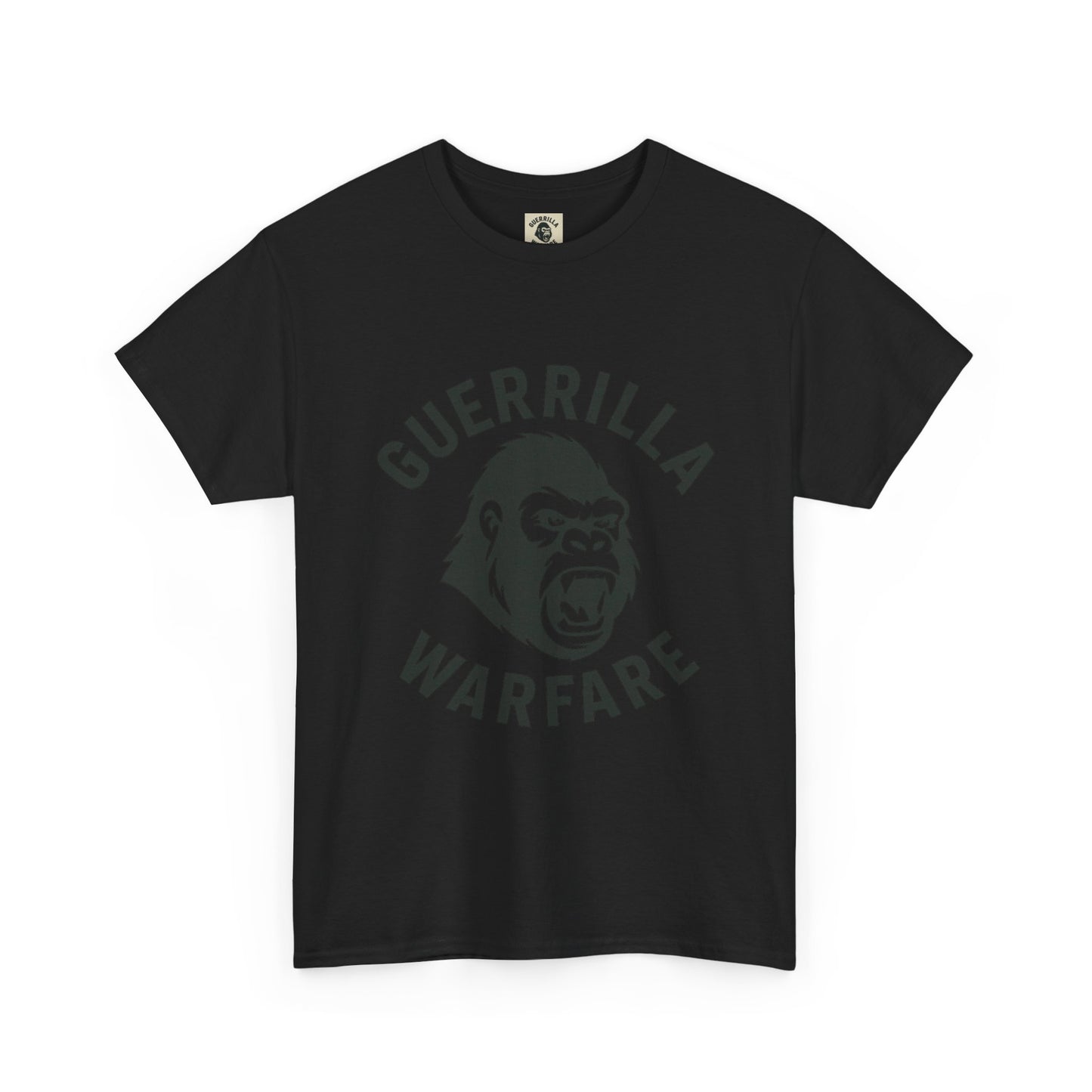 9MM Carbine Monkey Tee / 100% Cotten, Knitted Collar,