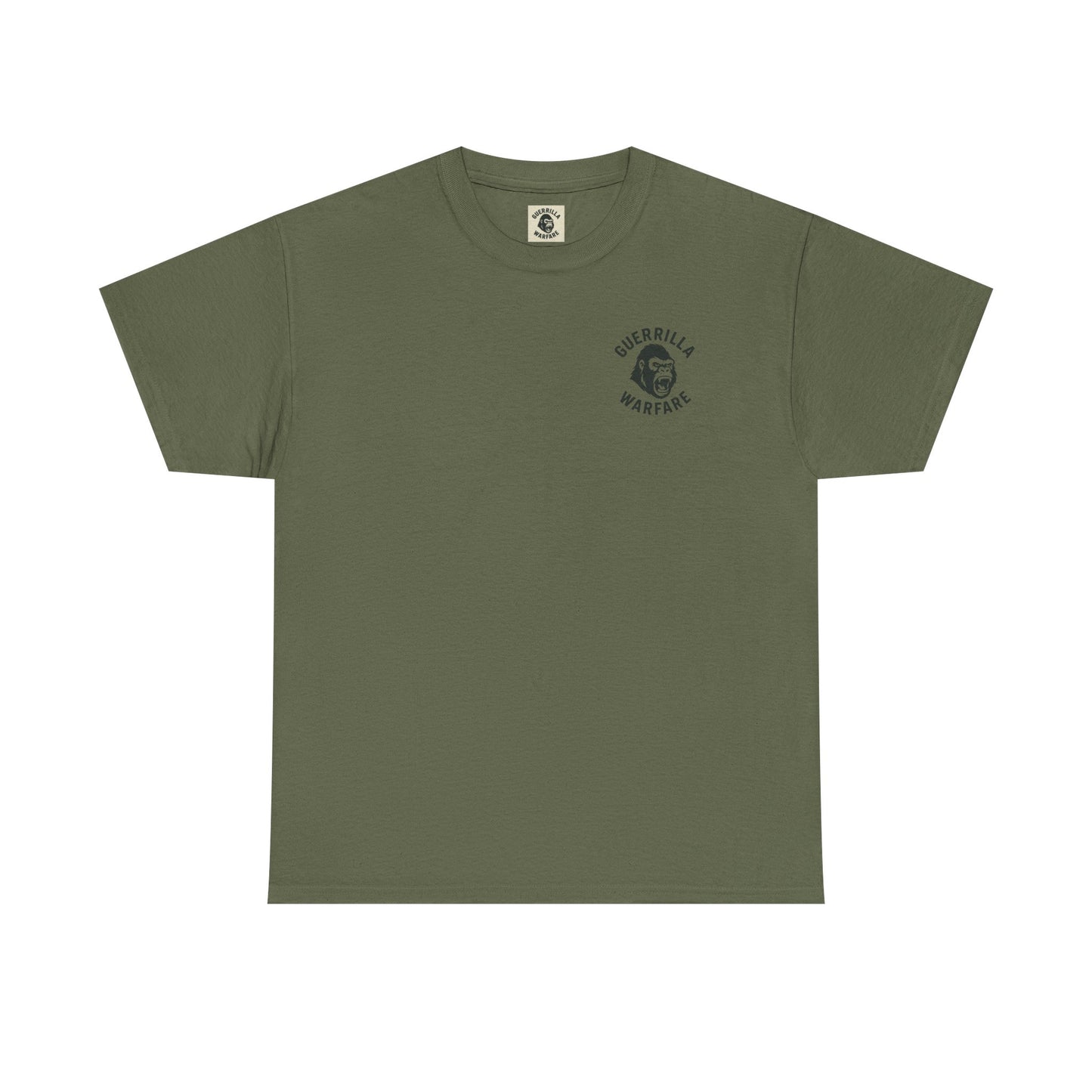 9MM Carbine Monkey Tee / 100% Cotten, Knitted Collar,