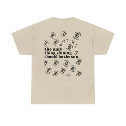 The Only Thing Shining Should Be The Sun Tee - Paint Your Gun Tee.