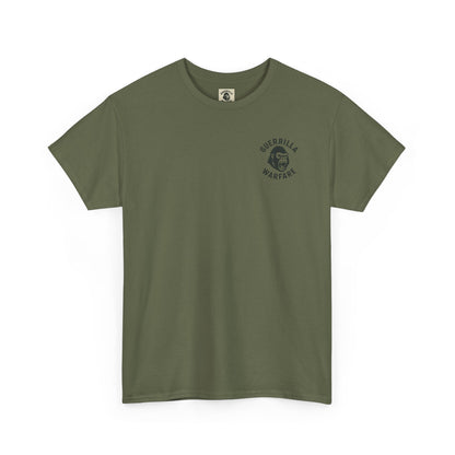 9MM Carbine Monkey Tee / 100% Cotten, Knitted Collar,