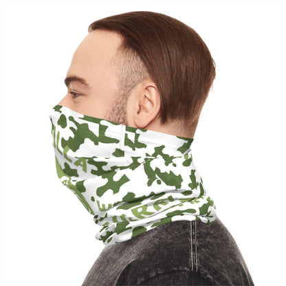Neck Gaiter — Green Camo 'Guerrilla Warfare' Gorilla Face Tactical Face Mask midweight