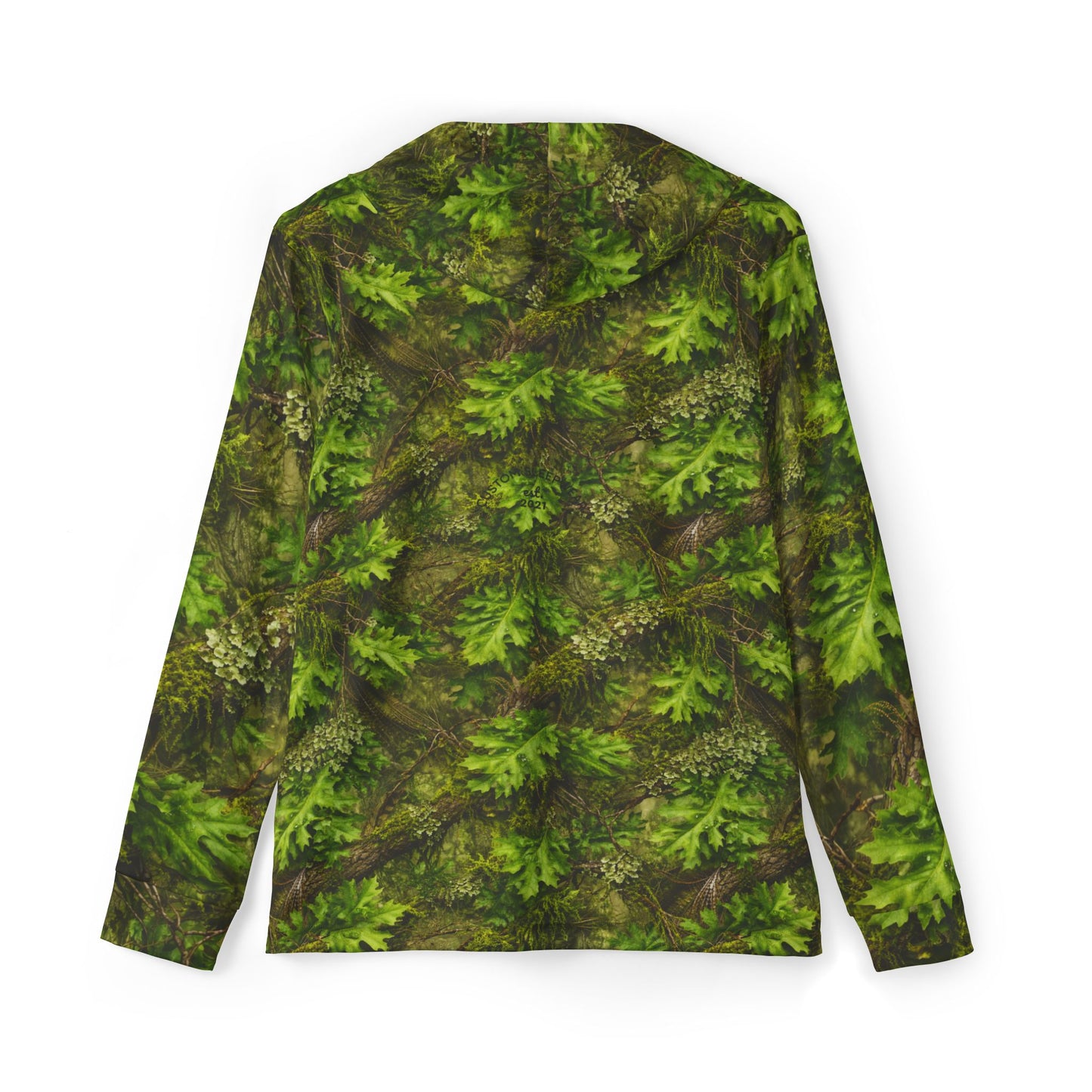 GREEN TREE - moisture wicking breathable hoodie.