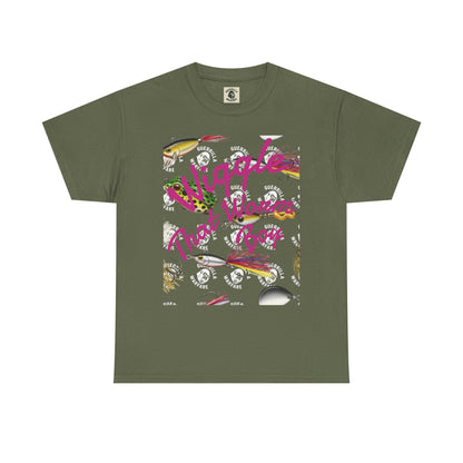 Wiggle that worm boy tee - Its not the size of the worm, its the way you wiggle it tee